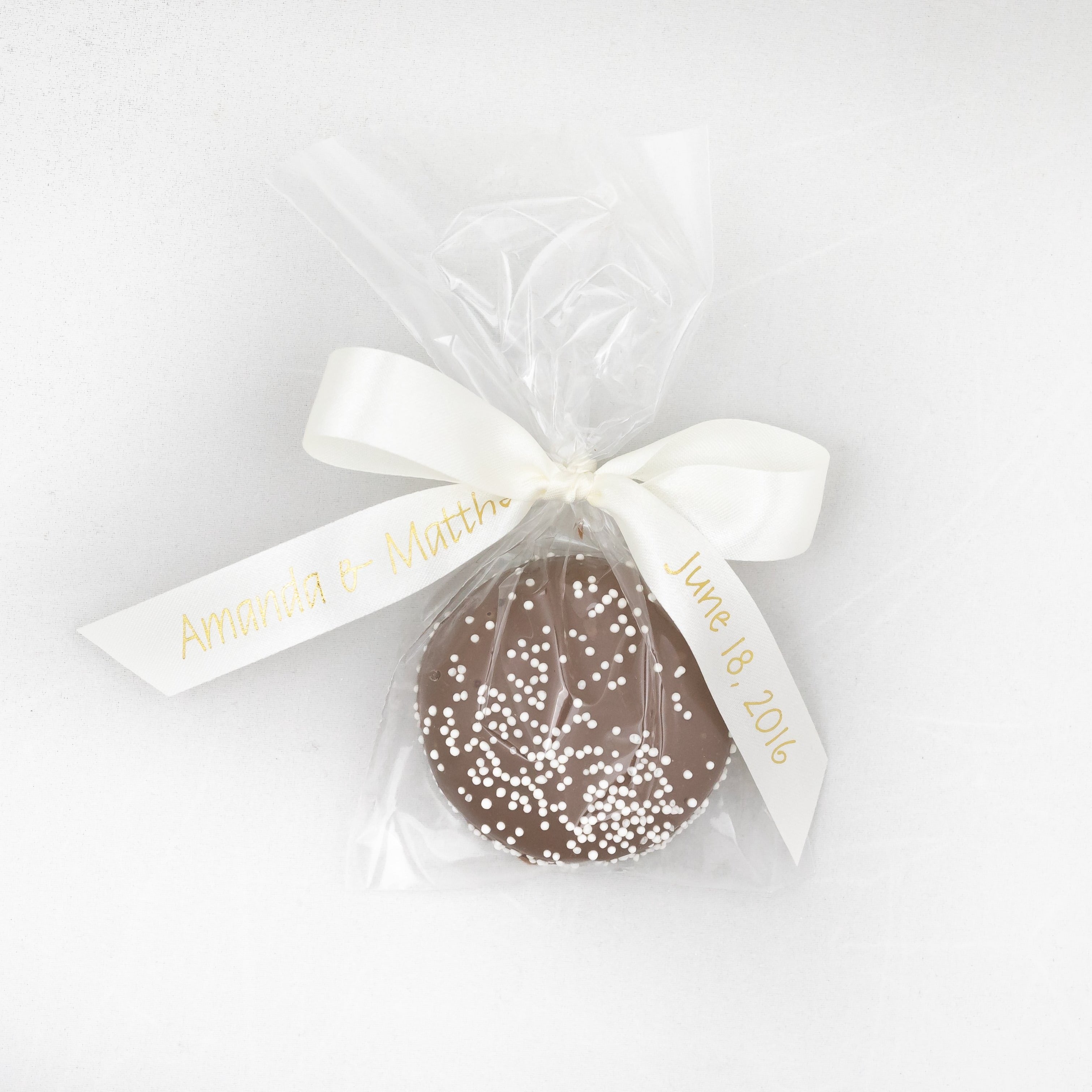 Chocolate covered oreo favor