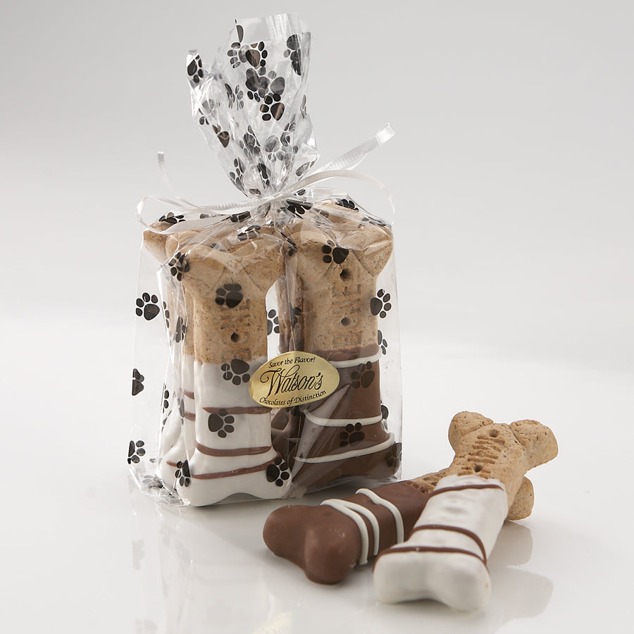 Large bone shaped dog biscuits