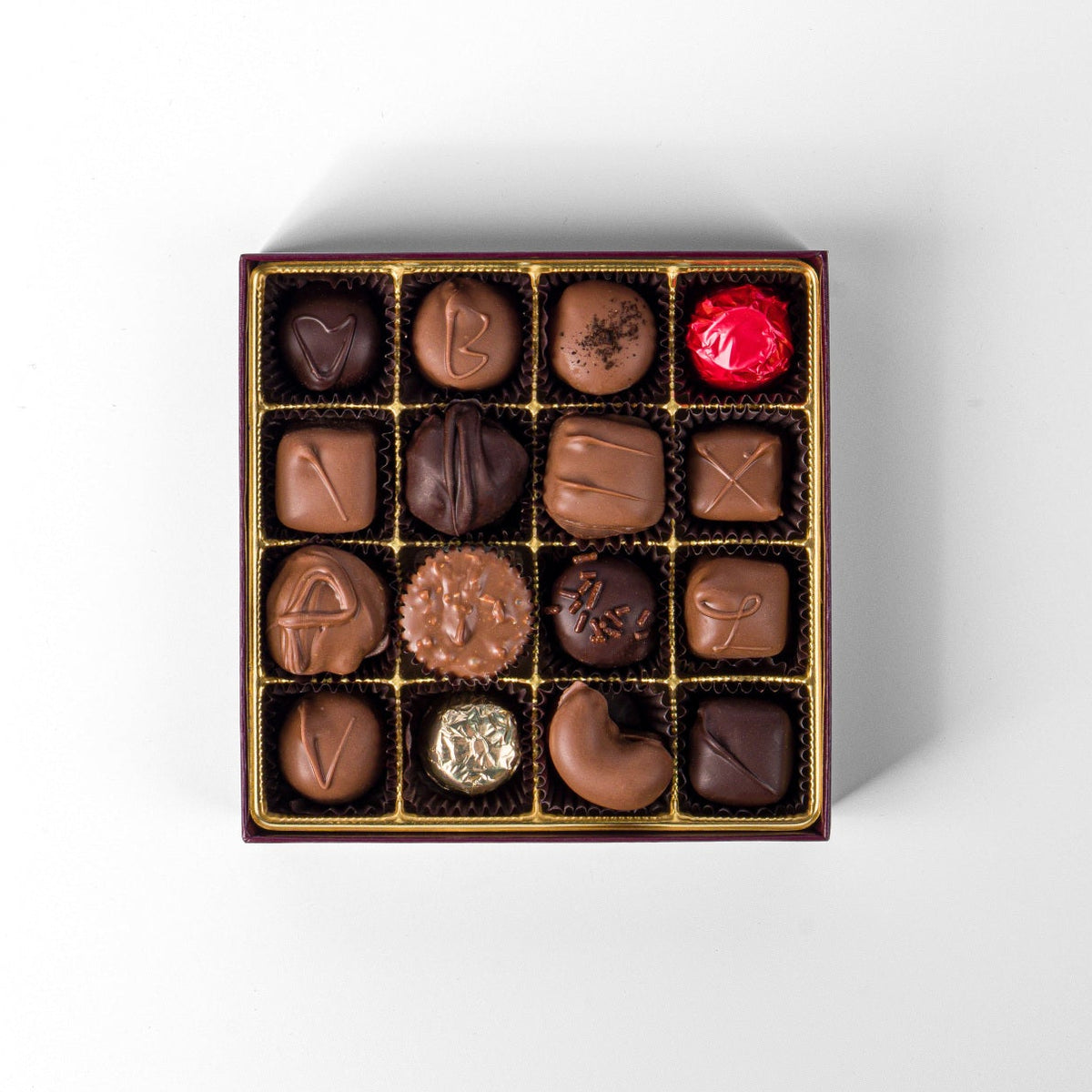 16-Piece Sweet Box of Assorted Chocolates