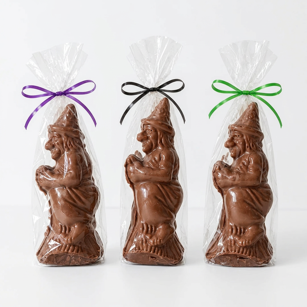 Solid Chocolate Witch