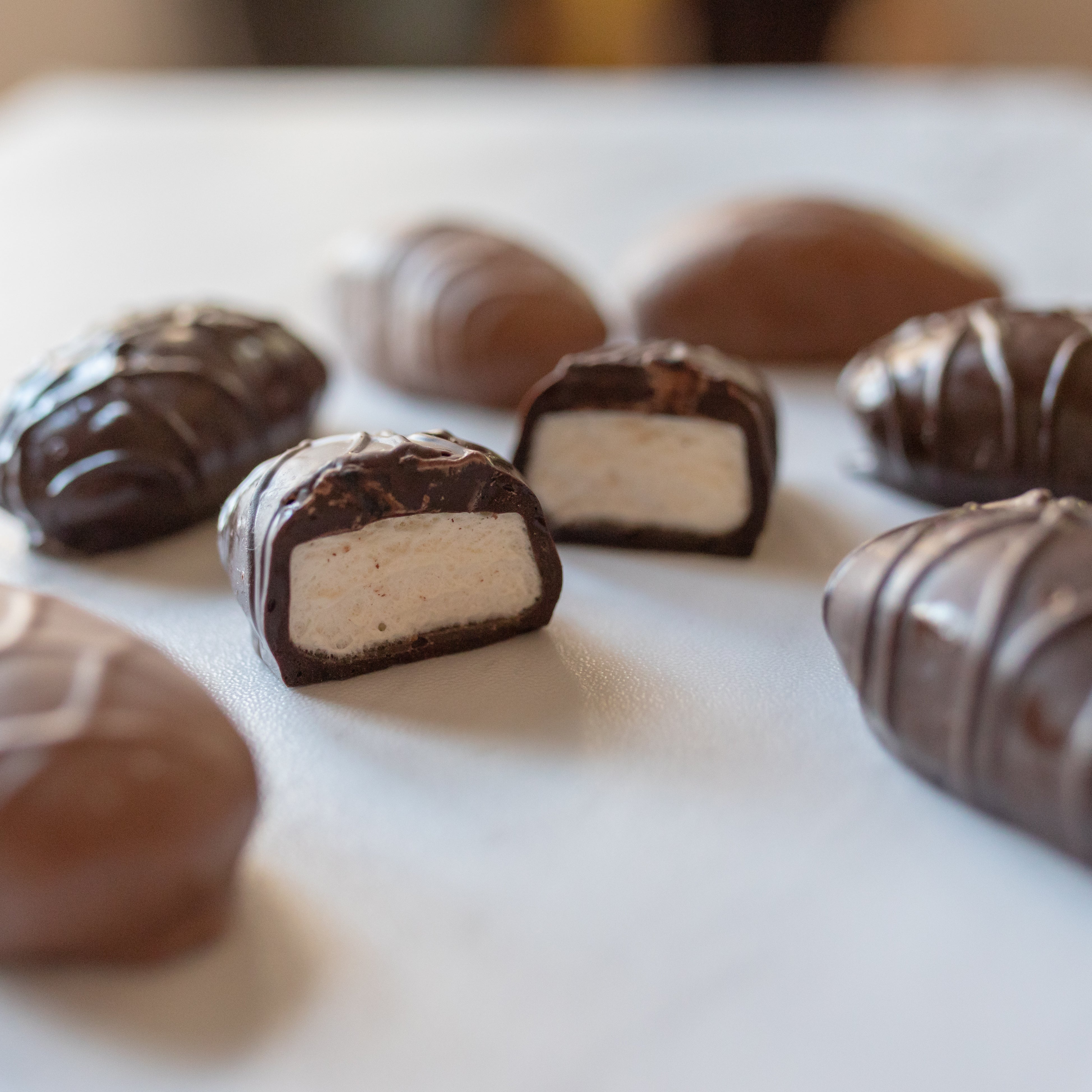 Chocolate Marshmallow Easter Eggs