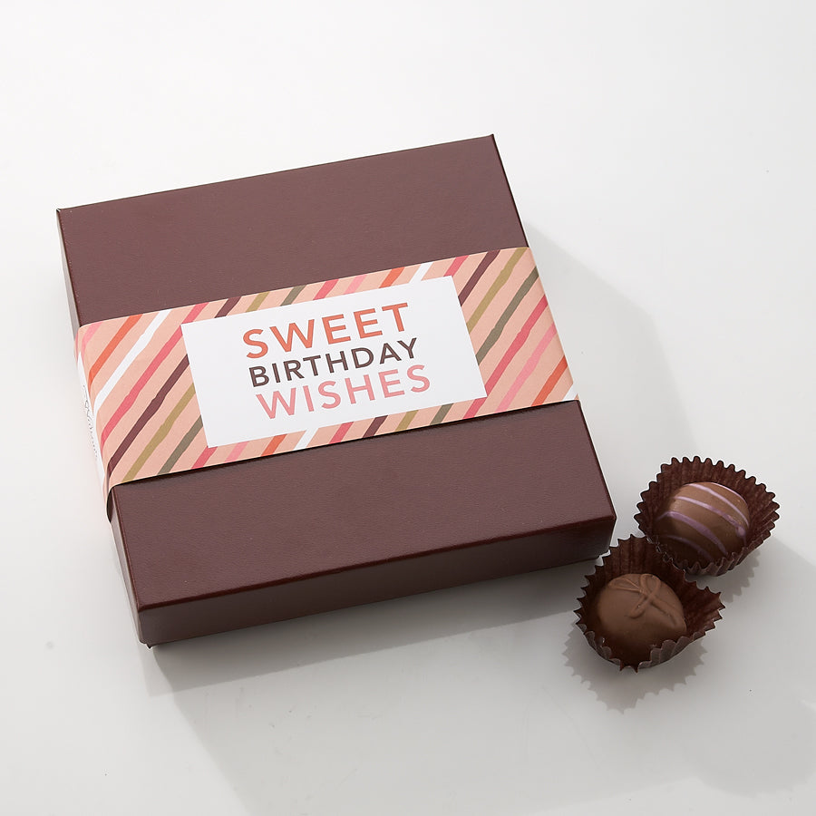 16-piece chocolate assortment "Sweet Birthday Wishes"