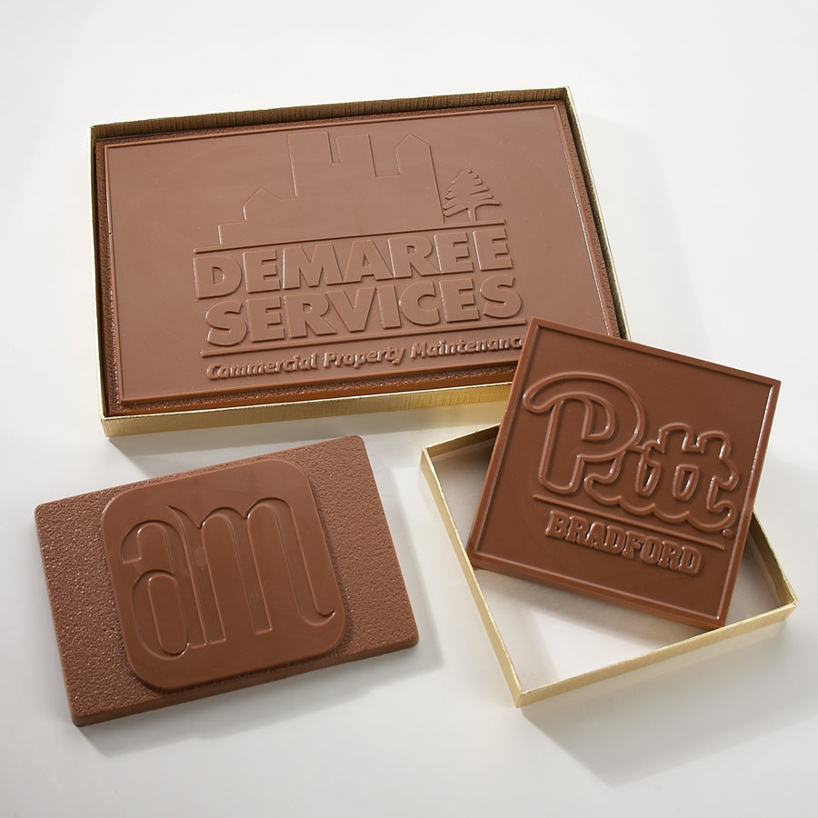 Chocolate logo bars
